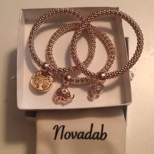 Rose gold bracelets